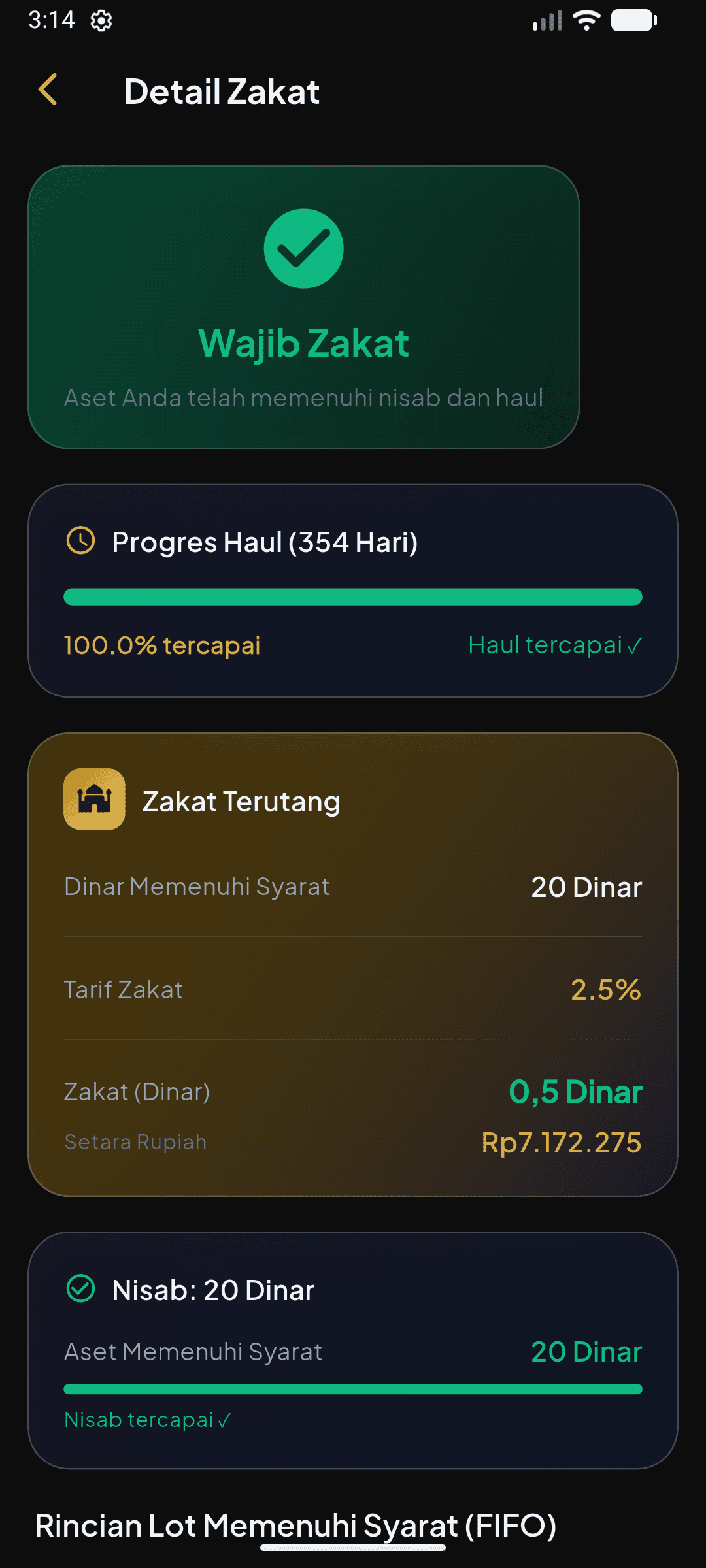 Kalkulator Zakat